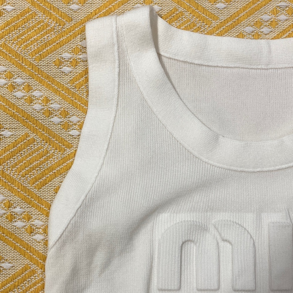 Miu Miu Embossed Women's Vest - Picture 3 of 8